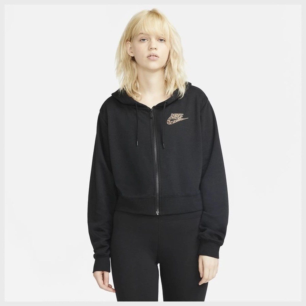 Nike WMNS Sportswear Full Zip Fleece Hoodie DM2201-010 Size XL NEW